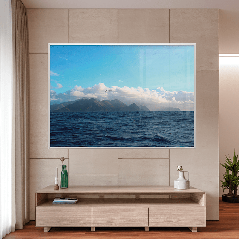 QUADRO DECORATIVO VOZ DOS OCEANOS - EXPOSIÇÃO DO RIO AO MAR - TRAVESSIA AMAZONAS TORTOLA