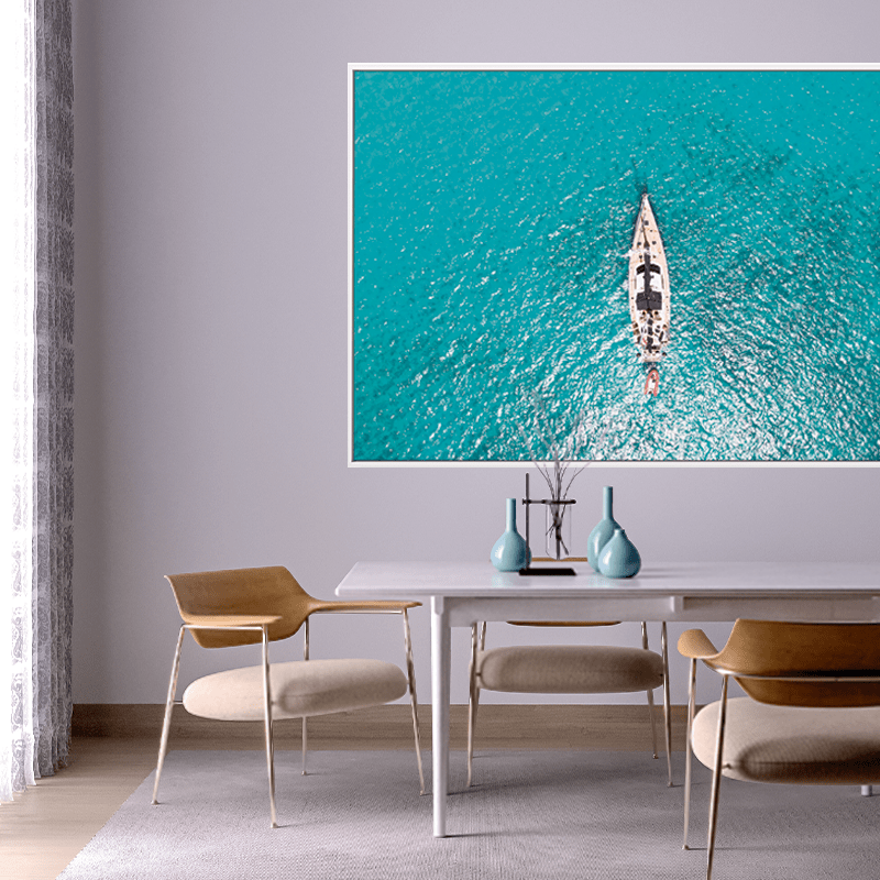 QUADRO DECORATIVO VOZ DOS OCEANOS -EXPOSIÇÃO DO RIO AO MAR - BVI ROAD TOWN 