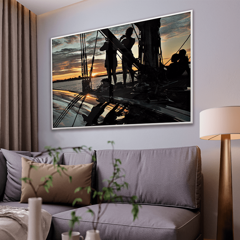 QUADRO DECORATIVO VOZ DOS OCEANOS -EXPOSIÇÃO DO RIO AO MAR - ALTER DO CHÃO