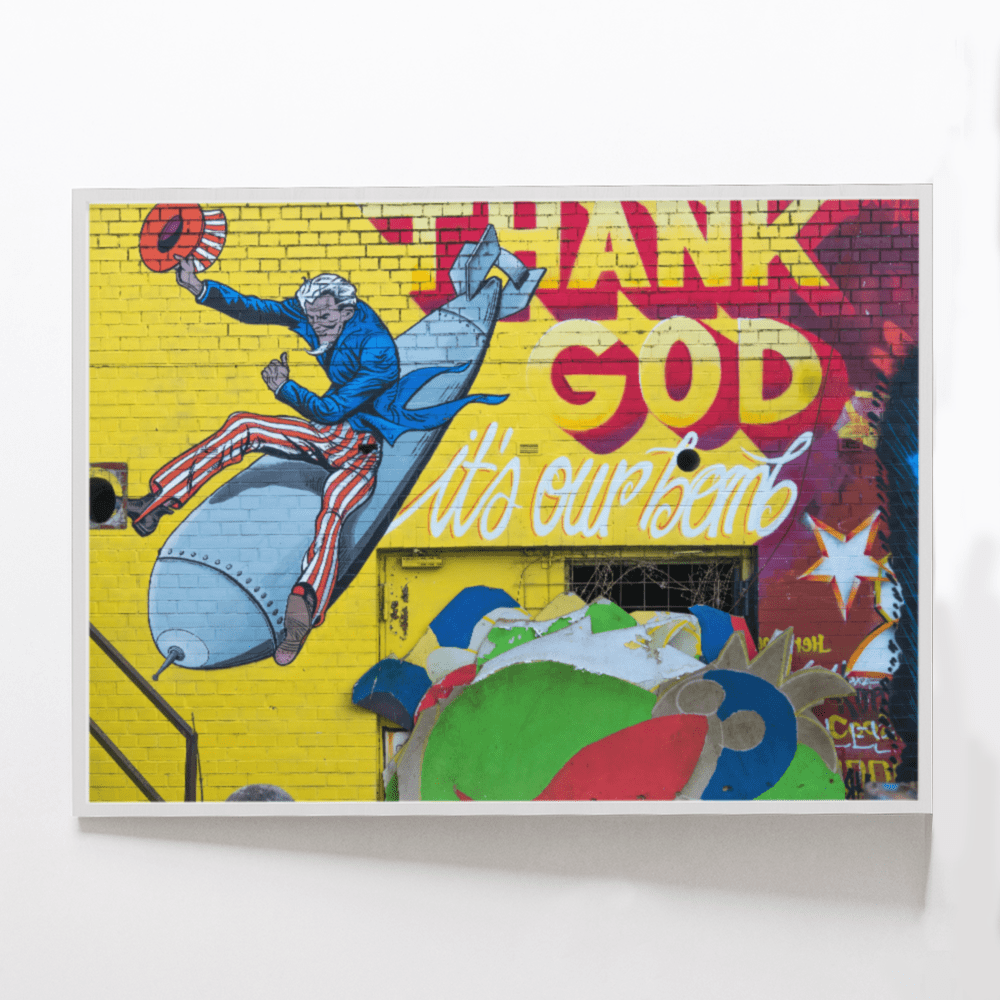 QUADRO DECORATIVO POP ART 15 - TIO SAM - Galeria DNS