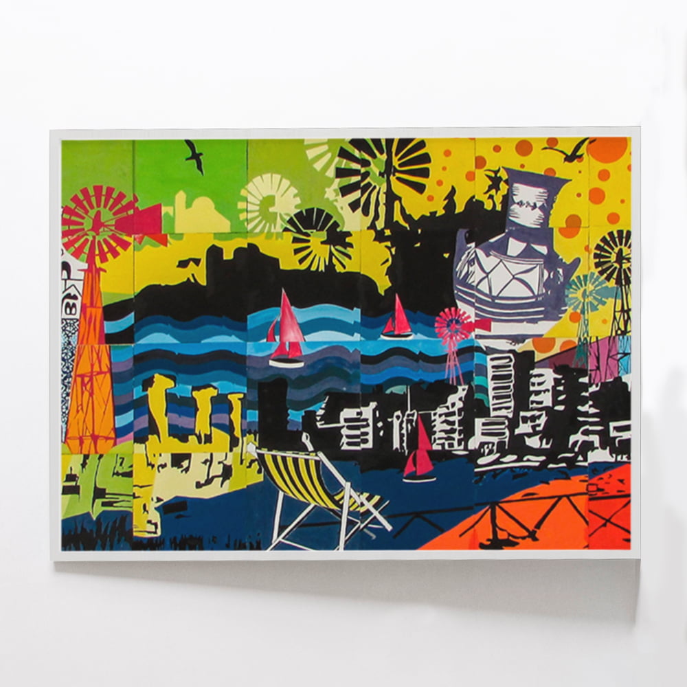 QUADRO DECORATIVO POP ART 19- VIVA O VERÃO - Galeria DNS