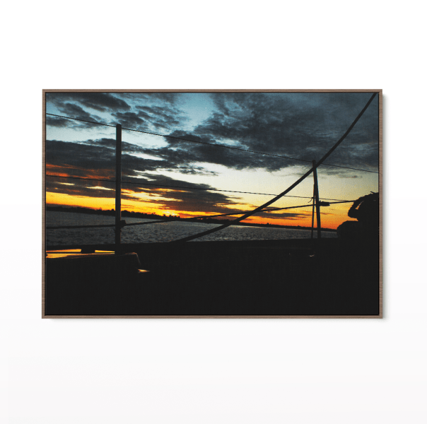 QUADRO DECORATIVO VOZ DOS OCEANOS -EXPOSIÇÃO DO RIO AO MAR - TRAVESSIA BELÉM SANTARÉM -