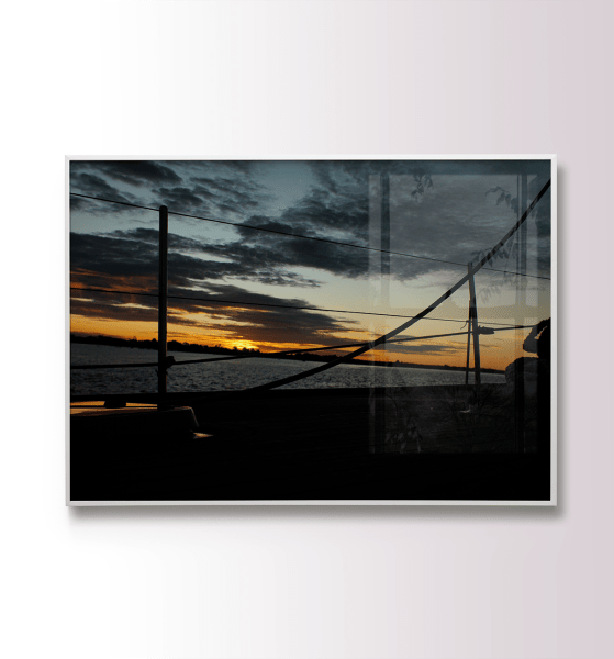 QUADRO DECORATIVO VOZ DOS OCEANOS -EXPOSIÇÃO DO RIO AO MAR - TRAVESSIA BELÉM SANTARÉM -