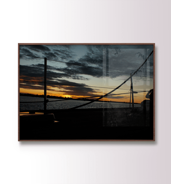 QUADRO DECORATIVO VOZ DOS OCEANOS -EXPOSIÇÃO DO RIO AO MAR - TRAVESSIA BELÉM SANTARÉM -