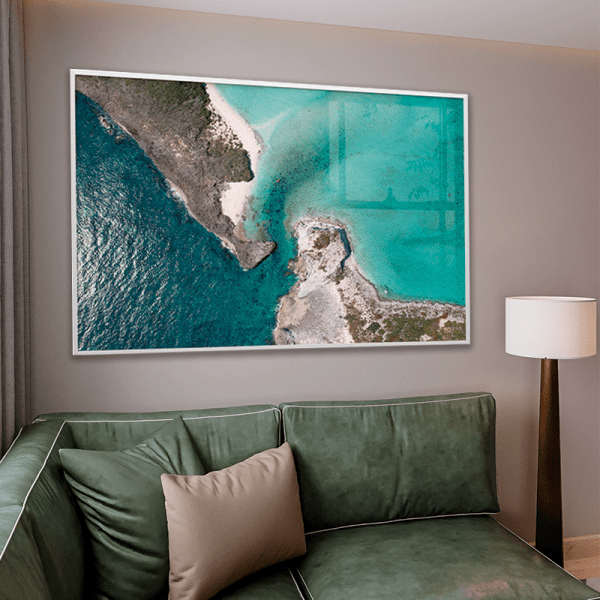 QUADRO DECORATIVO VOZ DOS OCEANOS -EXPOSIÇÃO DO RIO AO MAR  - CONCEPTION ISLAND 