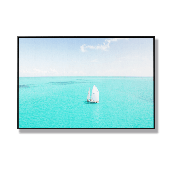 QUADRO DECORATIVO VOZ DOS OCEANOS - EXPOSIÇÃO DO RIO AO MAR - TRAVESSIA NASSAU - BIMINI BAHAMAS