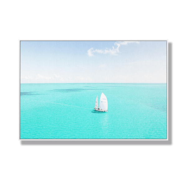 QUADRO DECORATIVO VOZ DOS OCEANOS - EXPOSIÇÃO DO RIO AO MAR - TRAVESSIA NASSAU - BIMINI BAHAMAS