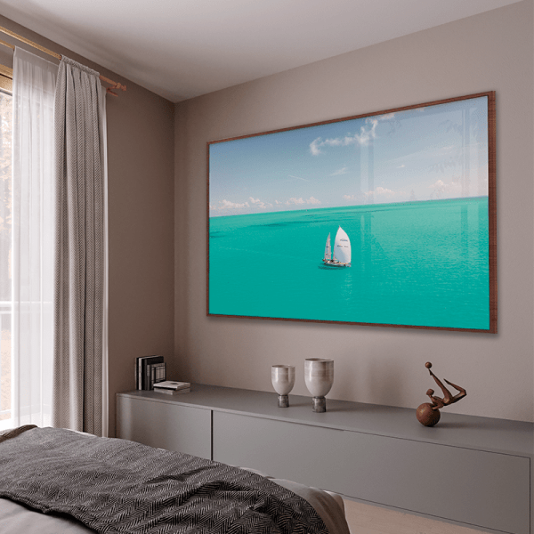 QUADRO DECORATIVO VOZ DOS OCEANOS - EXPOSIÇÃO DO RIO AO MAR - TRAVESSIA NASSAU - BIMINI BAHAMAS 