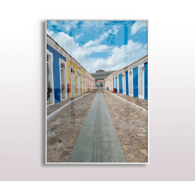 QUADRO DECORATIVO VOZ DOS OCEANOS - EXPOSIÇÃO DO RIO AO MAR - LUIS CORREIA 