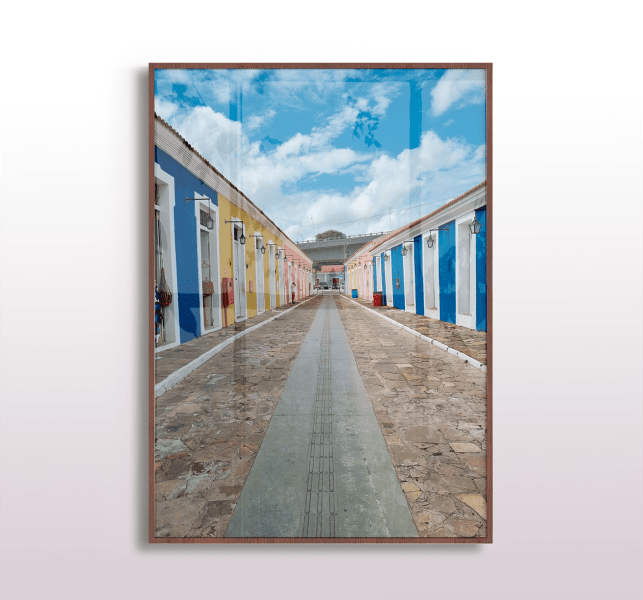 QUADRO DECORATIVO VOZ DOS OCEANOS - EXPOSIÇÃO DO RIO AO MAR - LUIS CORREIA 