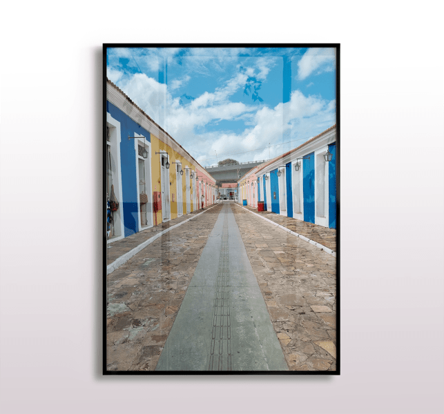 QUADRO DECORATIVO VOZ DOS OCEANOS - EXPOSIÇÃO DO RIO AO MAR - LUIS CORREIA 