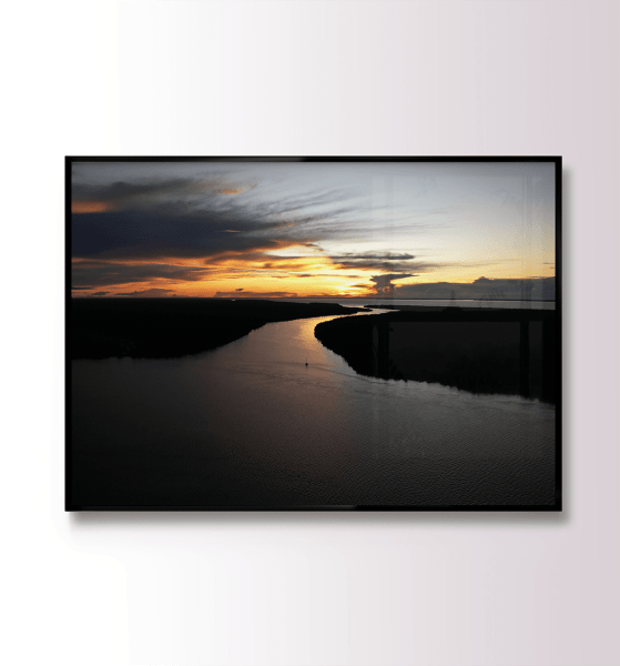 QUADRO DECORATIVO VOZ DOS OCEANOS - EXPOSIÇÃO DO RIO AO MAR - FOZ DO AMAZONAS, AFUÁ, BRASIL