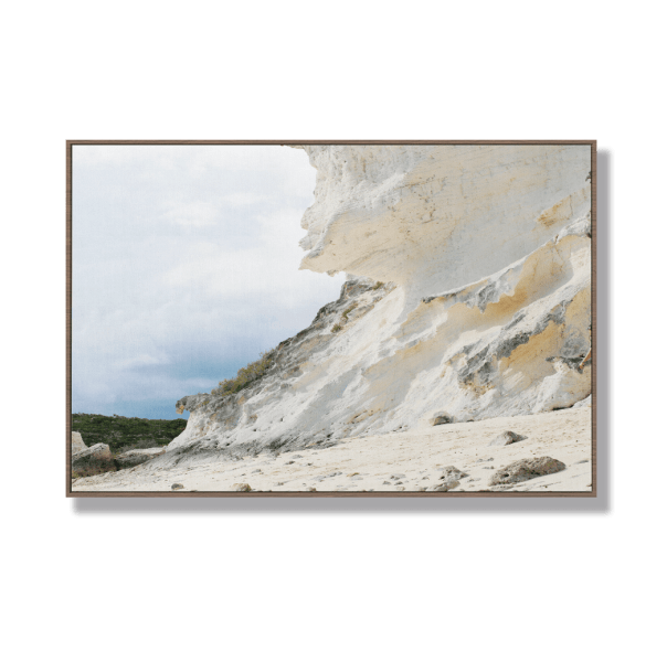 QUADRO DECORATIVO VOZ DOS OCEANOS - EXPOSIÇÃO DO RIO AO MAR – BAHAMAS, CALCÁRIO OOLÍTICO