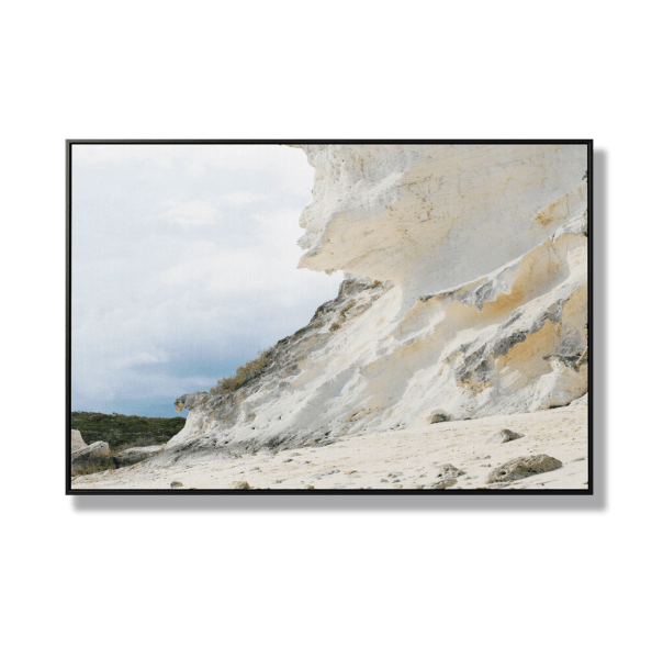 QUADRO DECORATIVO VOZ DOS OCEANOS - EXPOSIÇÃO DO RIO AO MAR – BAHAMAS, CALCÁRIO OOLÍTICO