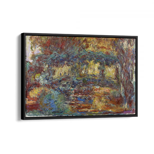 QUADRO DECORATIVO OBRAS FAMOSAS -Claude Monet's The Japanese Footbridge (1920–1922)