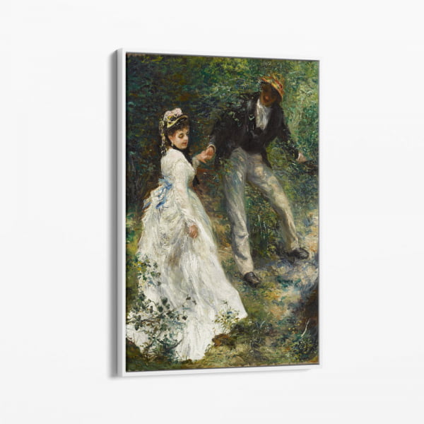 QUADRO DECORATIVO OBRAS FAMOSAS -La Promenade (1870) by Pierre-Auguste Renoir