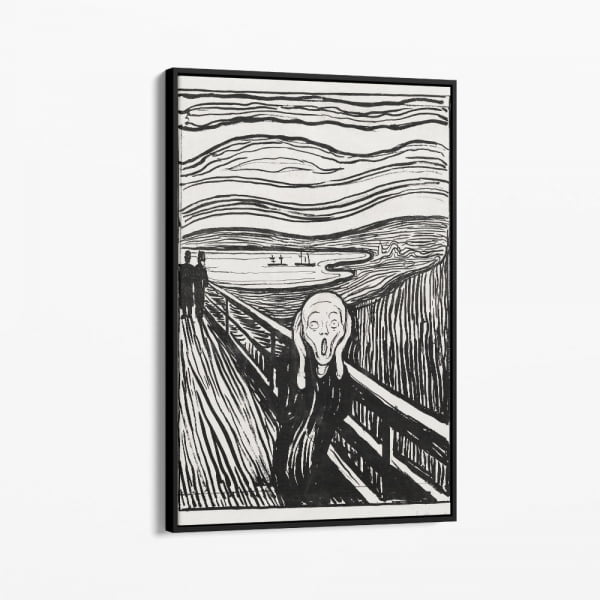 QUADRO DECORATIVO OBRAS FAMOSAS -The Scream (1895) by Edvard Munch