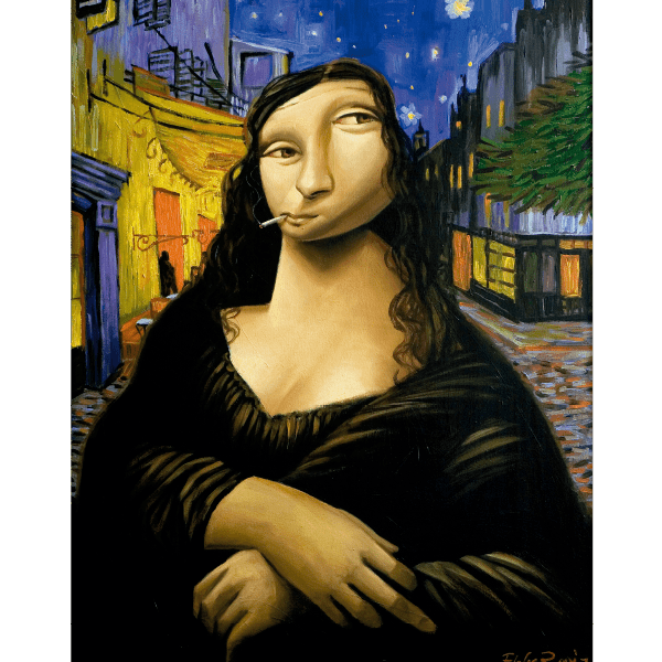 Quadro Reprodução Limitada - Mona Livre 